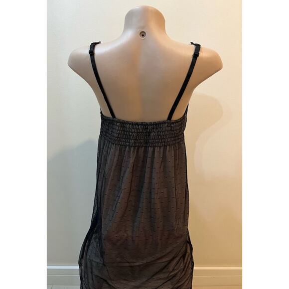 Intimissimi Lace Lined Babydoll Slip Dress Nighty Black Women's sz. S - Picture 4 of 12